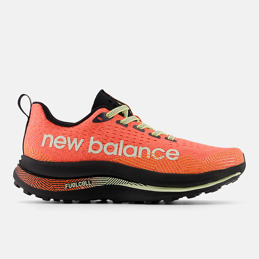 New Balance FuelCell SuperComp Trail Shoes Neon Dragonfly with Black